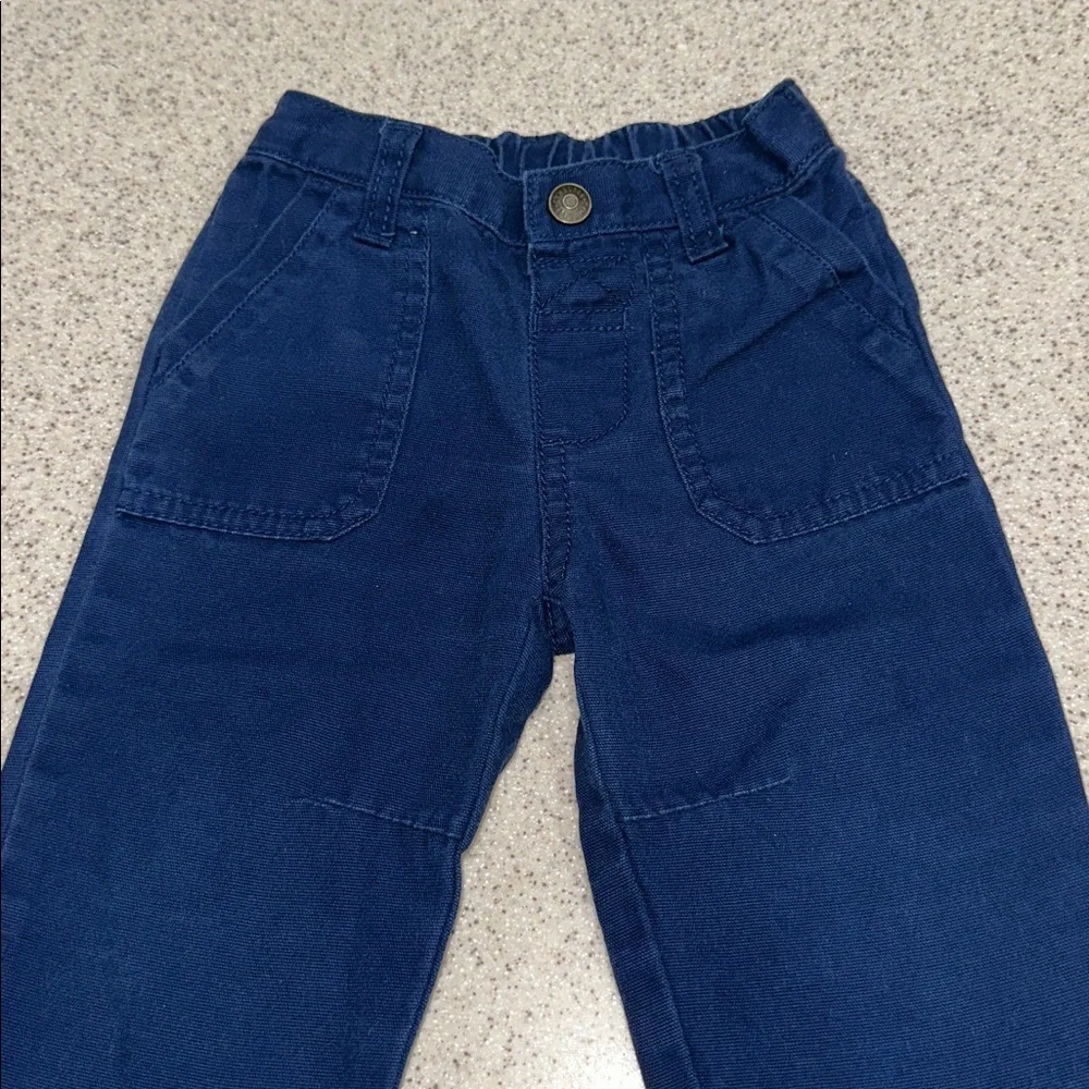 GYMBOREE Navy Blue Kids Cargo Pants 100% Cotton 6-12 months